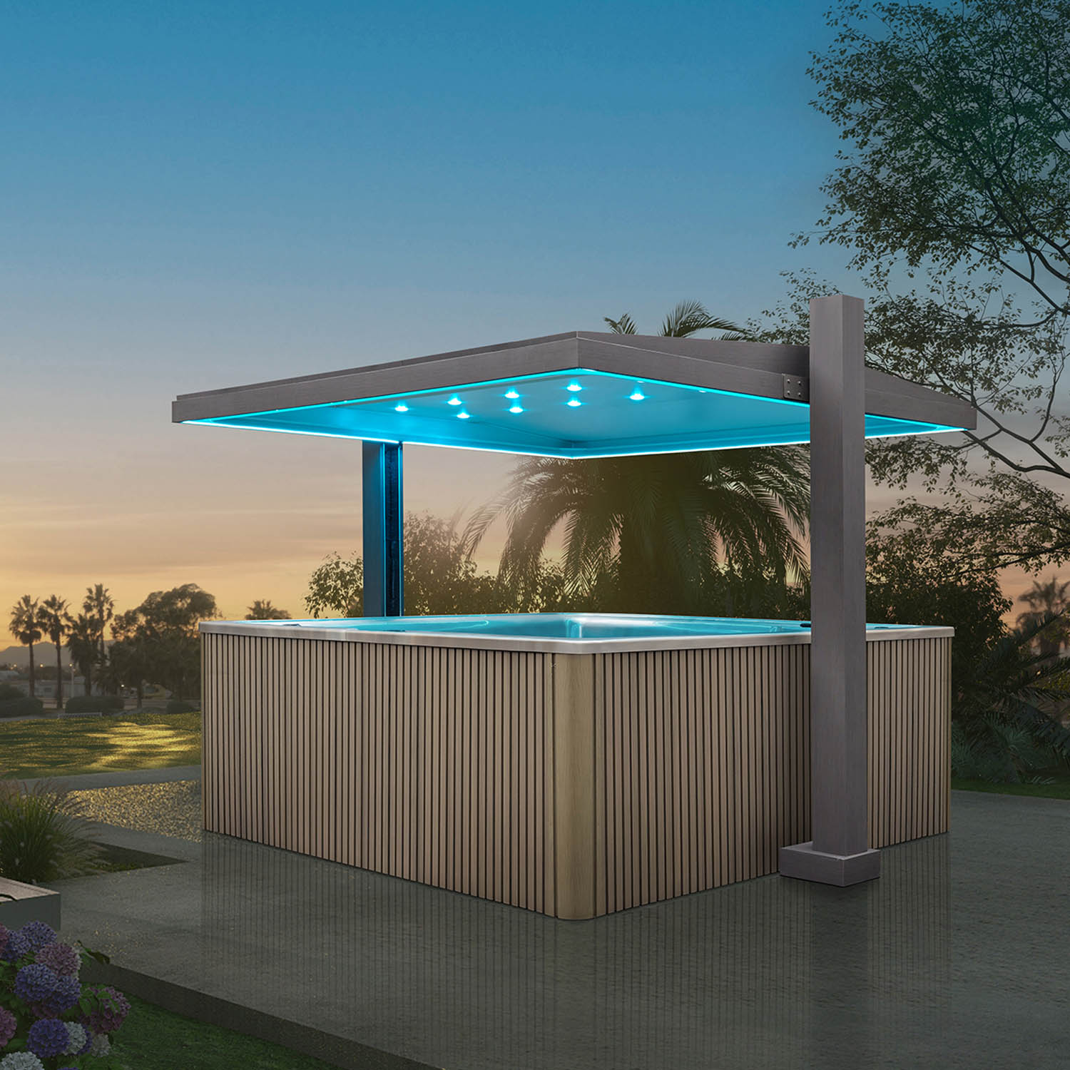 8 person high end massage and spa colorful light hottub spa WS-SP2800