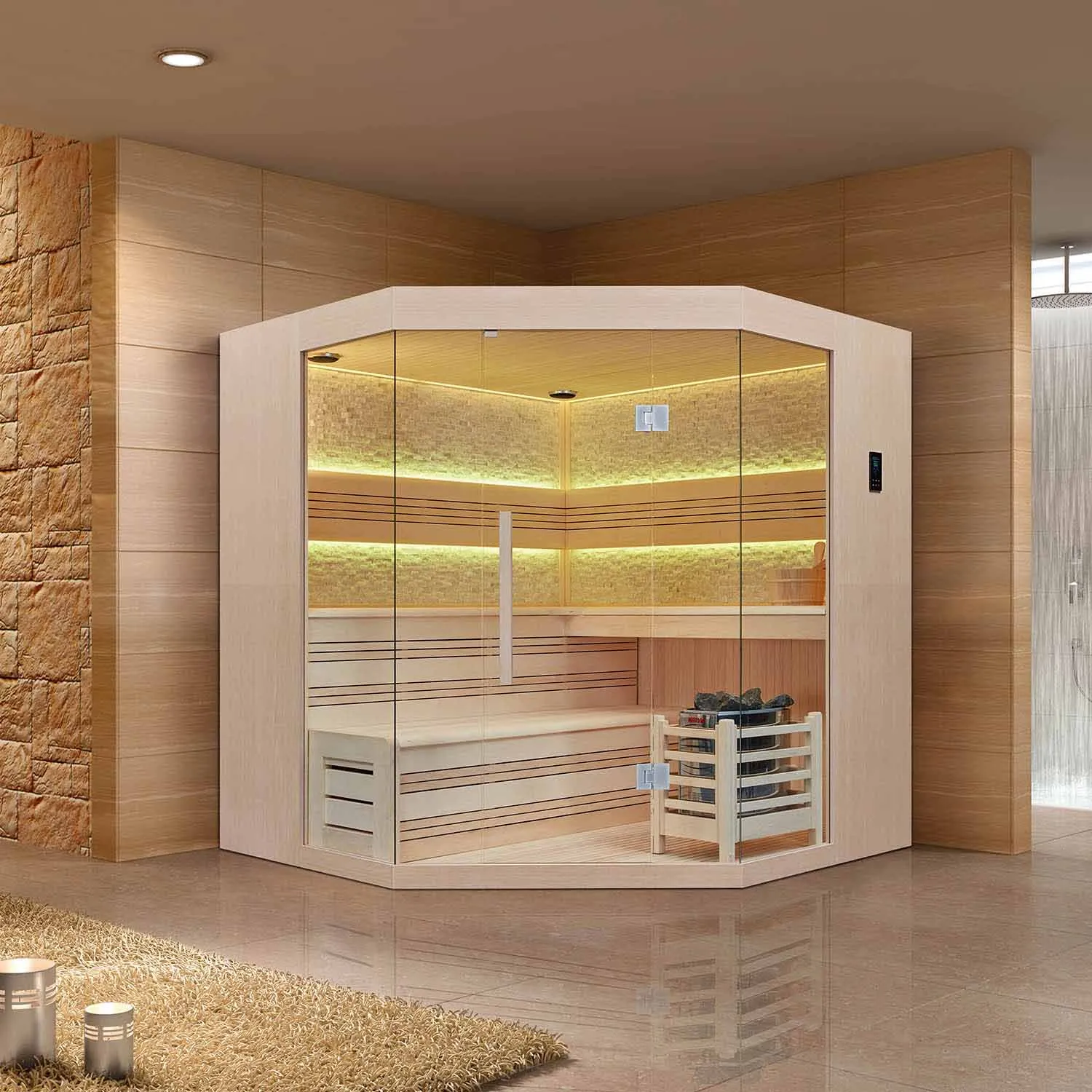 steam sauna room