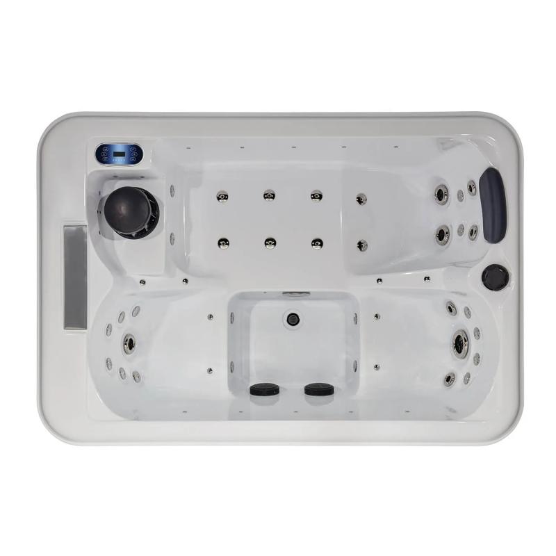 What is the best way to disinfect a luxury spa hot tub?