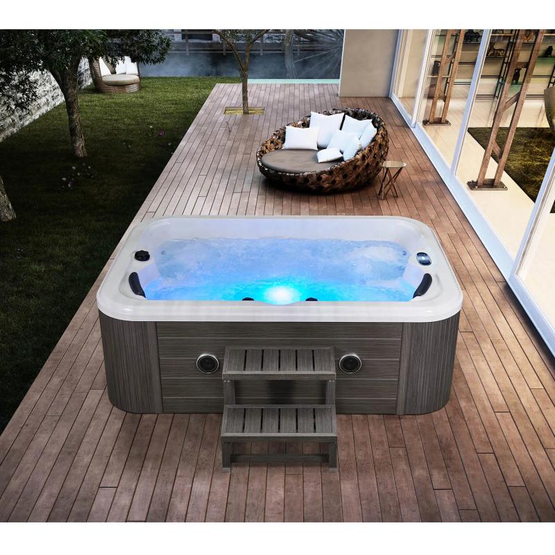 Why are there time limits for using outdoor spa hot tubs?