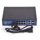 Conector Rj45 Puertos 100M Red Ethernet Poe Switch