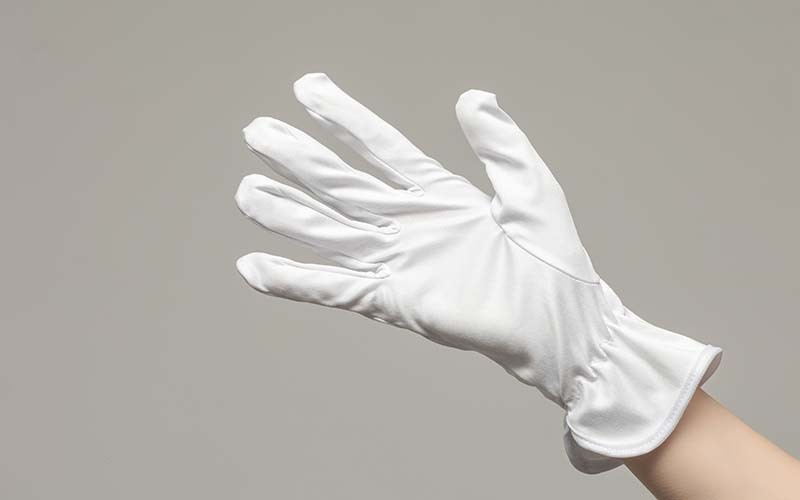 Microfiber Gloves Two Elastic Wrist Nylon Gloves For Working