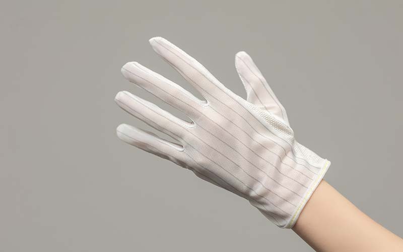 PVC Dotted Antistatic Gloves DOT palm ESD gloves