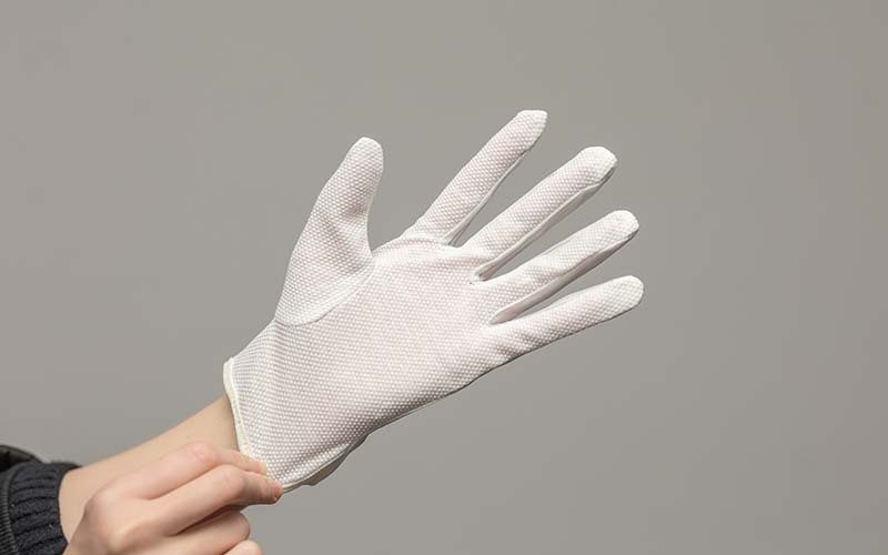 PVC Dotted Antistatic Gloves DOT palm ESD gloves