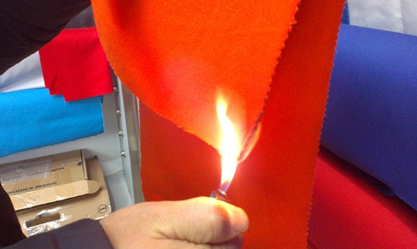Supply Flame Retardant CVC 60/40 Fabric With Twill Structure For ...