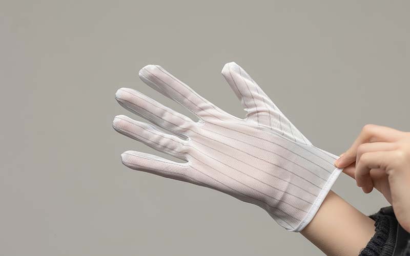 Antistatic Gloves 1.0 Strip Clean Room For Working