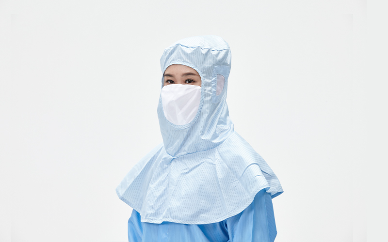 Anti-static dustproof dome hat with mask