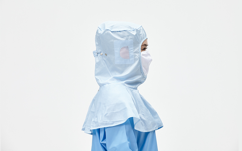 Anti-static dustproof dome hat with mask