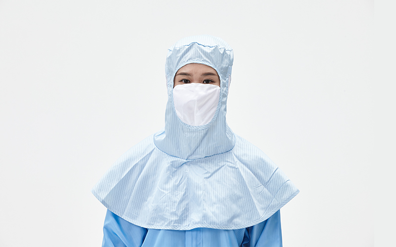 Anti-static dustproof dome hat with mask