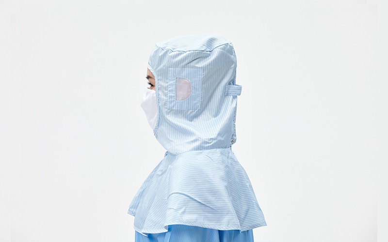 Anti-static dustproof dome hat with mask