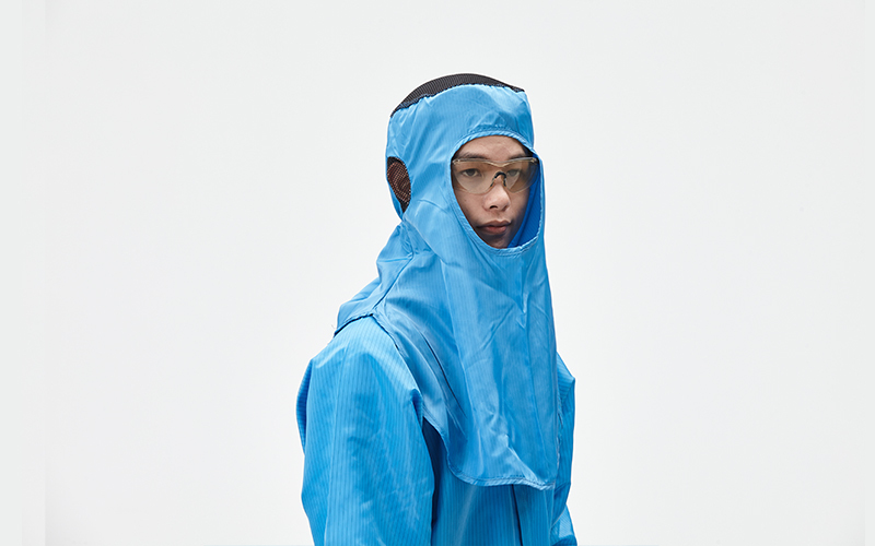 Anti-static and dust-proof dome mesh fabric patchwork shawl hat