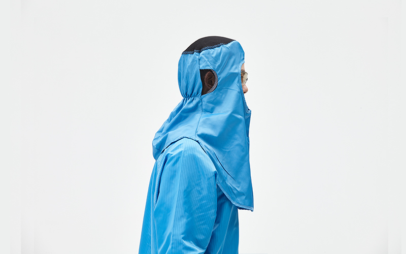 Anti-static and dust-proof dome mesh fabric patchwork shawl hat