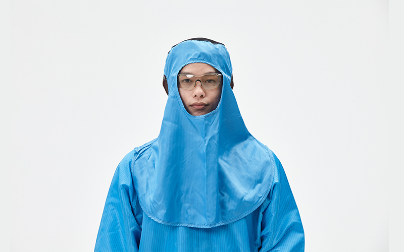 Anti-static and dust-proof dome mesh fabric patchwork shawl hat