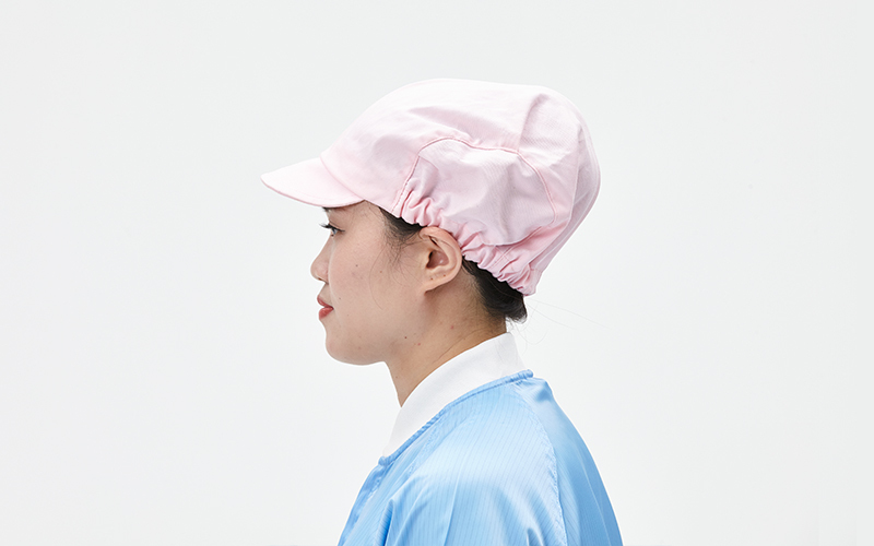 Anti-static and dust-proof workers' hat with brim