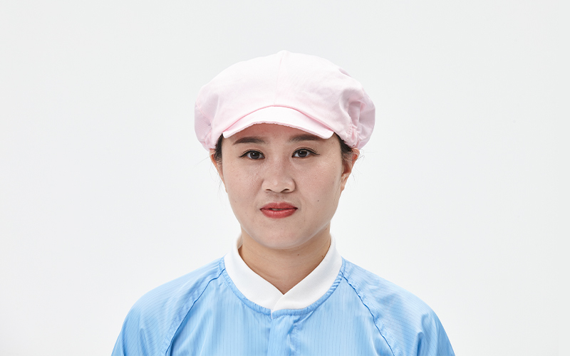 Anti-static and dust-proof workers' hat with brim