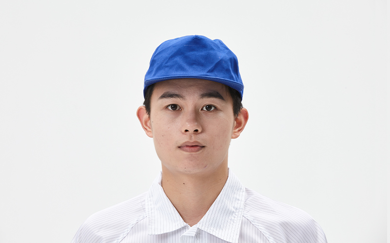 Anti-static and dust-proof work hat with wide brim