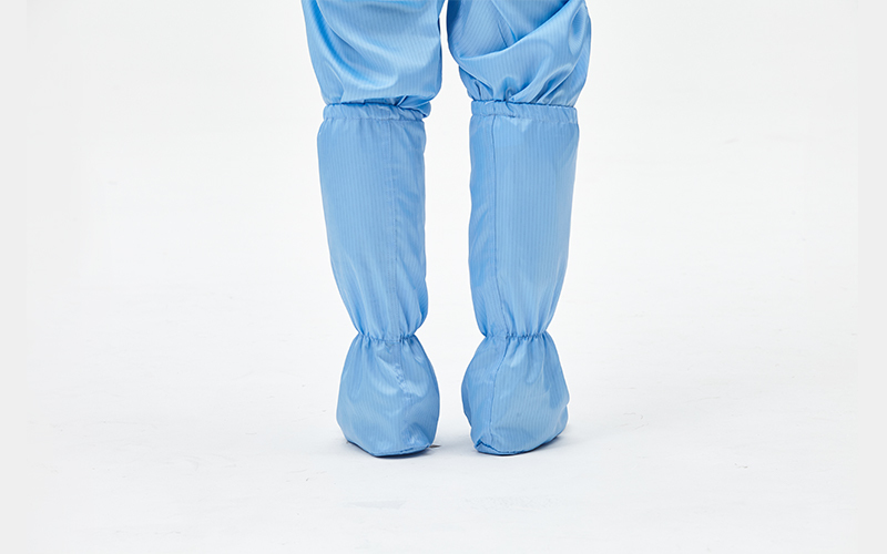 Esd fabric Sole Soft Booties for Cleanroom
