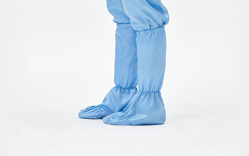 Esd fabric Sole Soft Booties for Cleanroom