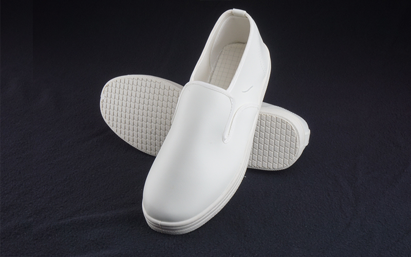 Anti-static PU soft sole work shoes