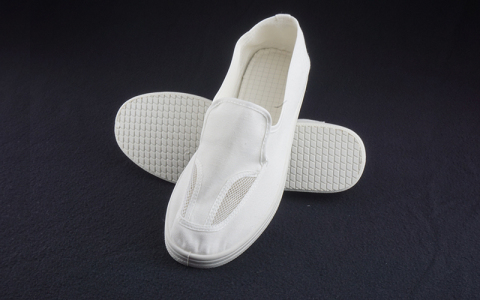 Chaussures de travail à semelle souple anti-poussière et antistatiques en PU
