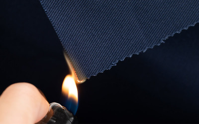 Antistatic ESD Flame retardant waterproof CVC fabric with twill structure for workwear
