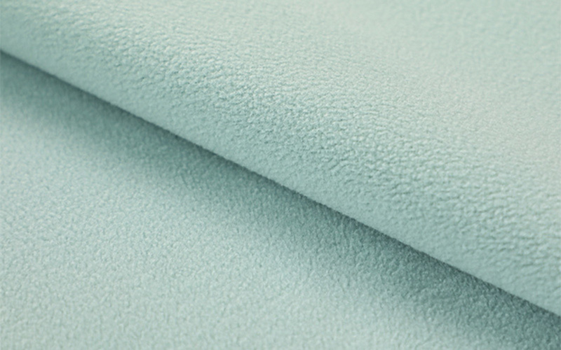 Polyester Micro Knitted Fleece Fabric Soft Anti Static