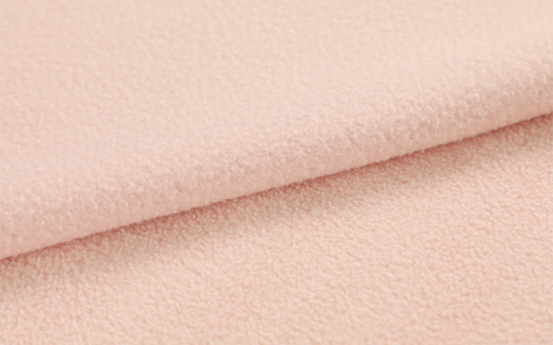 Polyester Micro Knitted Fleece Fabric Soft Anti Static