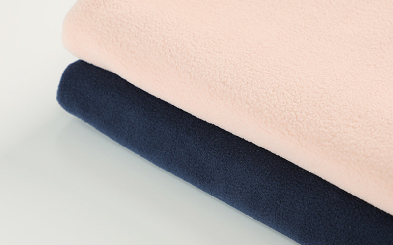 Polyester Micro Knitted Fleece Fabric Soft Anti Static