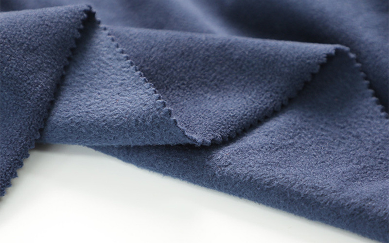 Polyester Micro Knitted Fleece Fabric Soft Anti Static