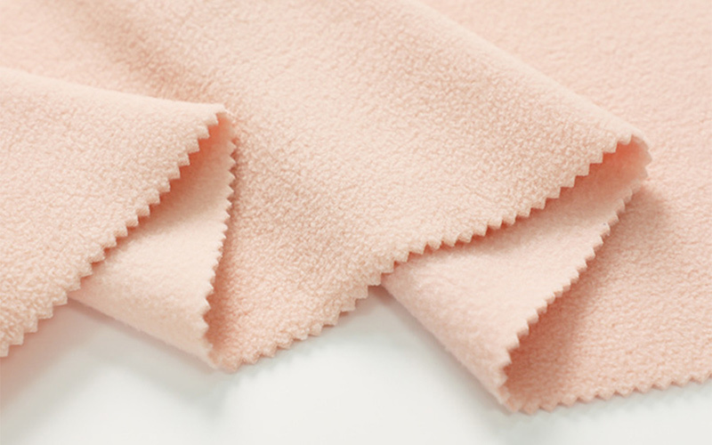 Polyester Micro Knitted Fleece Fabric Soft Anti Static