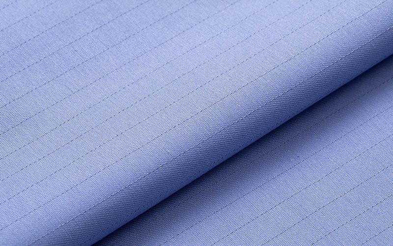 Antistatic ESD T/C 65/35 Fabric 1.0 Grey Strip For Petrochemicals