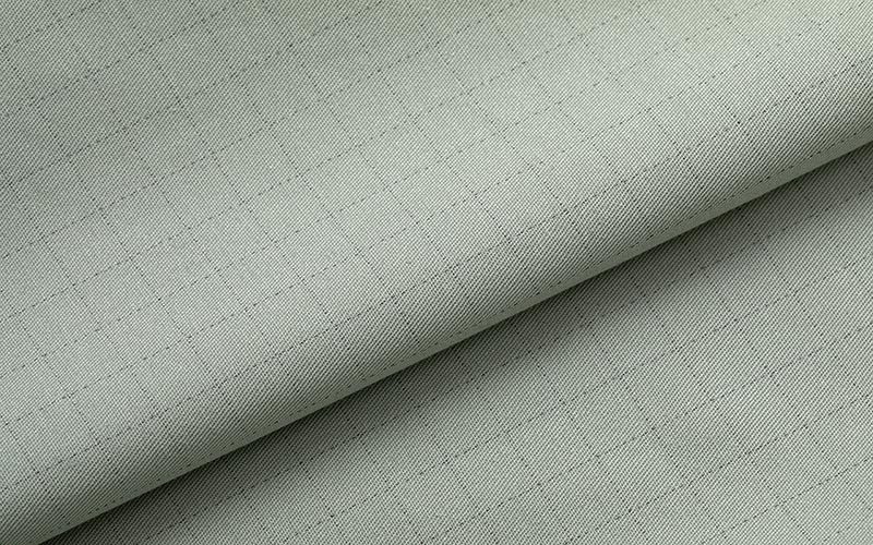 Antistatischer ESD-Baumwoll-Twill-Stoff 1.0 Grid für Arbeitskleidung