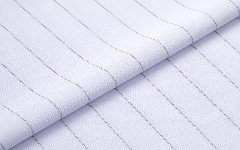 ESD Antistatic Polyester Knitted Fabric 1.6 Strip For Work Clothes
