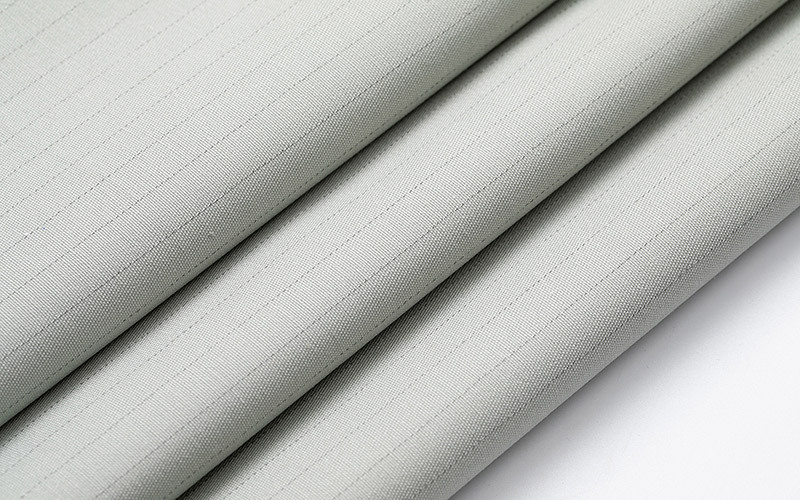 Anti-Static ESD T/C Twill Fabric 1.0 Strip For Workwear