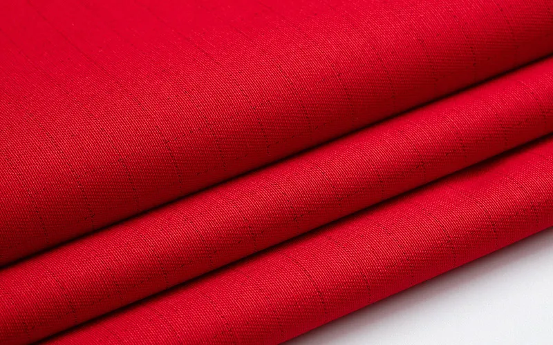 ESD CVC Twill 1.0 Grid Antistatisches, leitfähiges, antistatisches Polyester-ESD-Gewebe