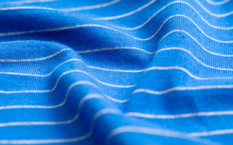 ESD Antistatic Knitted Cotton Fabric 1.0 Strip For Petrochemicals