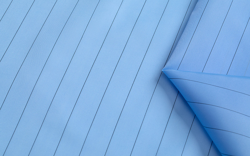 Polyester ESD ANTİSTATİK İpek Astar Kumaş 1.5 Elektronik, ilaç için Şerit