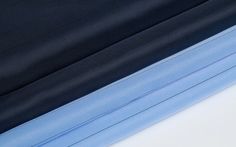 Polyester ESD ANTISTATISCHES Seidenfuttergewebe 1,5 Streifen für Elektronik, Medizin