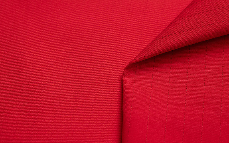 Anti-Static ESD CVC Twill Fabric 1.0 Strip For Work Wear