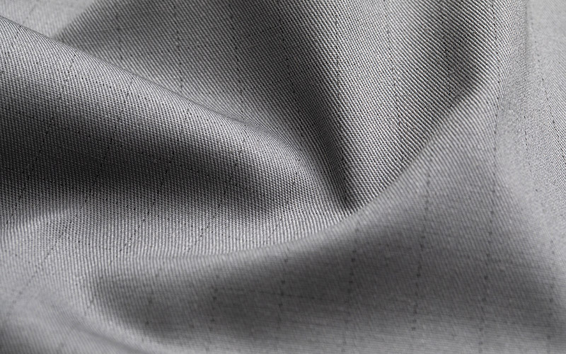 ESD Anti-static CVC twill fabric 1.0 grid for workwear