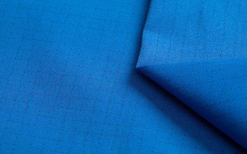 Anti-Static ESD CVC Twill Fabric 0.5 Grid For Workwear