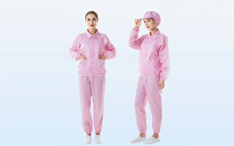 Anti-static 0.5 stripe split clean clothes