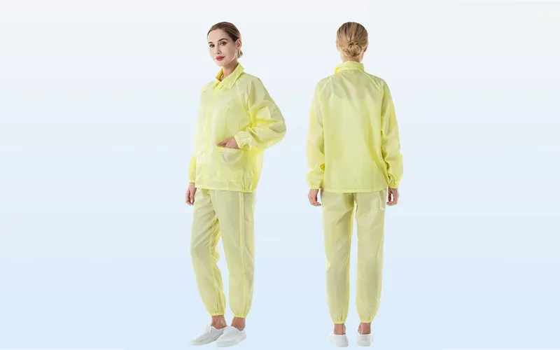 Anti-static 0.5 stripe split clean clothes