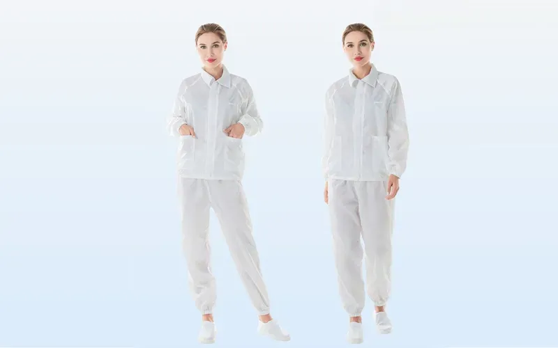 Anti-static 0.5 stripe split clean clothes