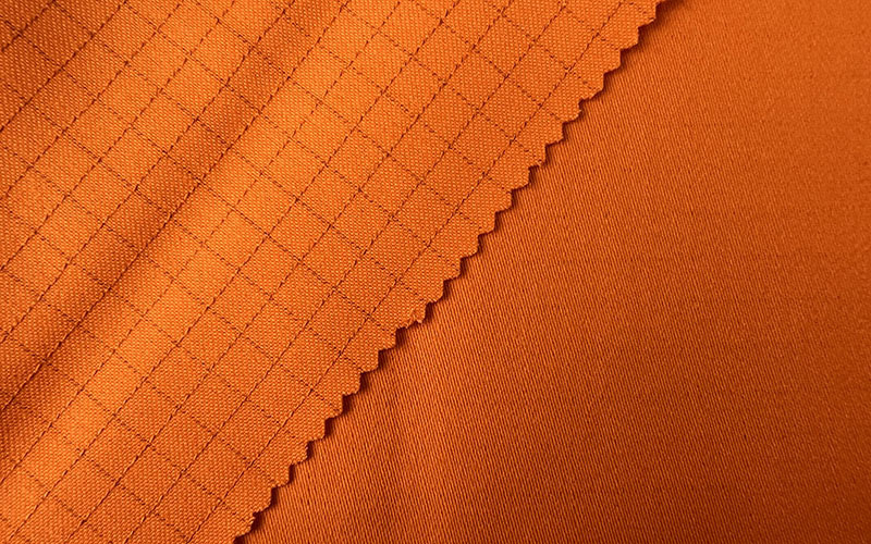 Anti-static ESD and Flame retardant cotton stain fabric