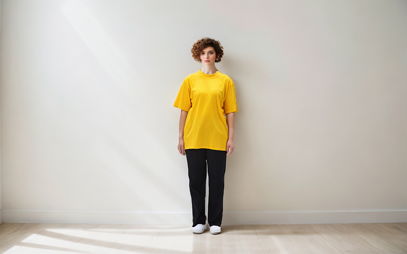 ESD Garment Antistatic Round Collar T-Shirt /short-sleeved Work Clothes, Workwear