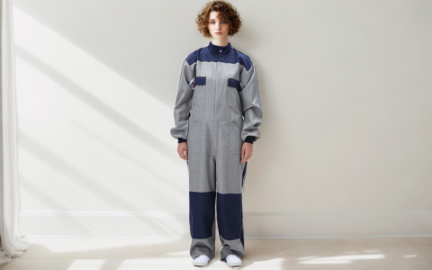 Anti-static long-sleeved jumpsuit