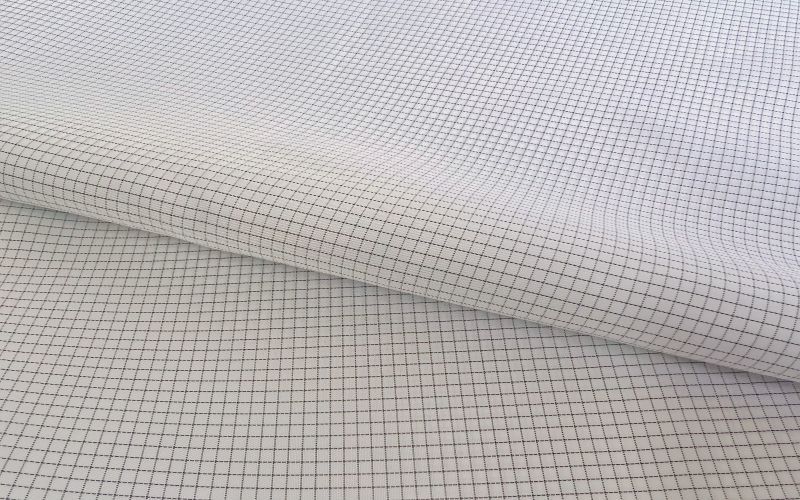 Polyester ESD Anti-static silk fabric 0.25 grid for work wear