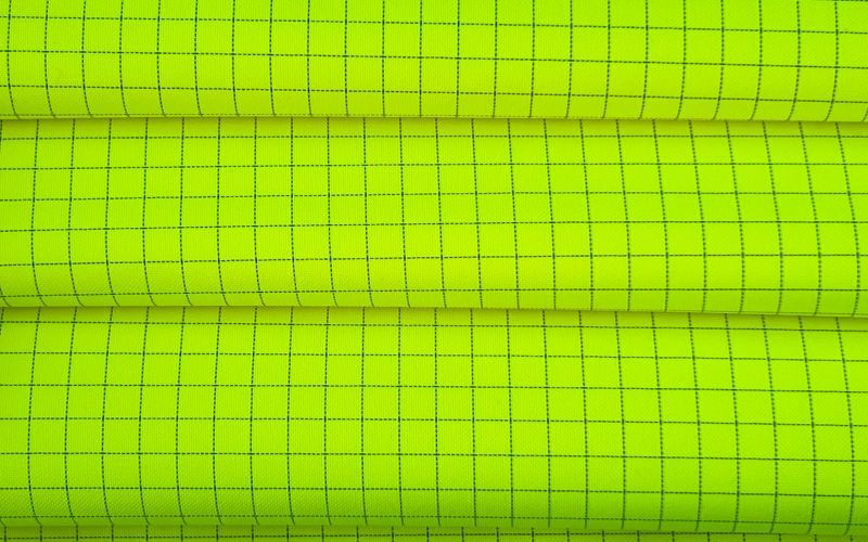 Poly Oxford Antistatic 0.5 grid fabric