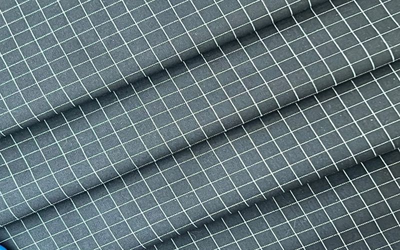 Cotton Anti-static ESD and Flame retardant fabric 1.0 grid